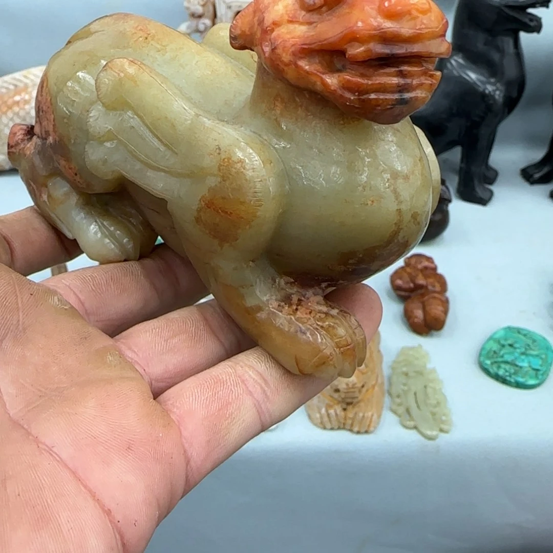 未镶嵌和田玉（糖玉）珠宝奇石€****净