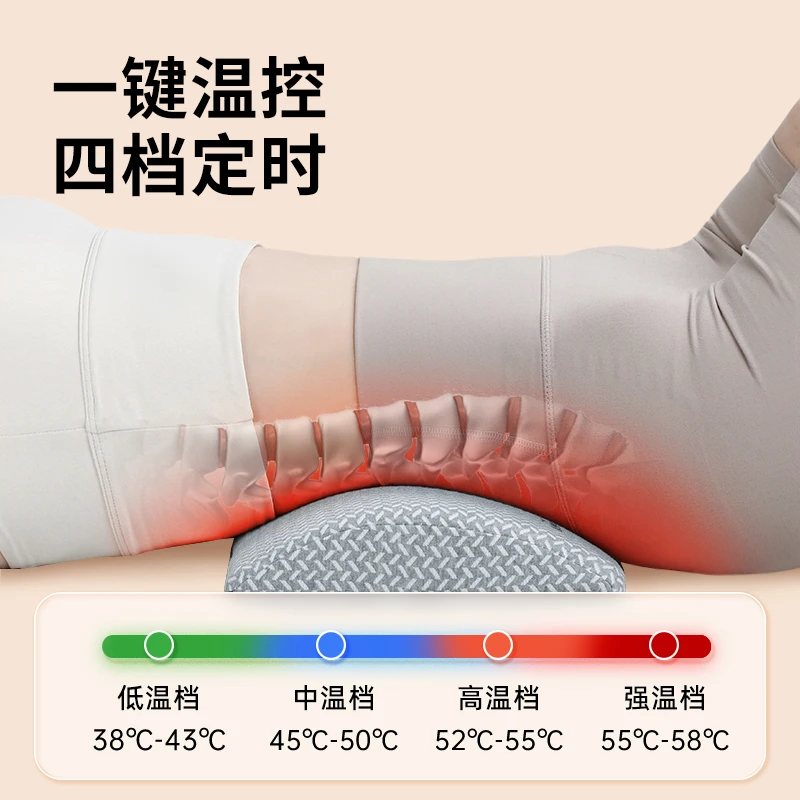 石墨烯加热腰椎枕记忆棉枕头床上护腰助睡眠枕芯腰颈热敷两用枕头