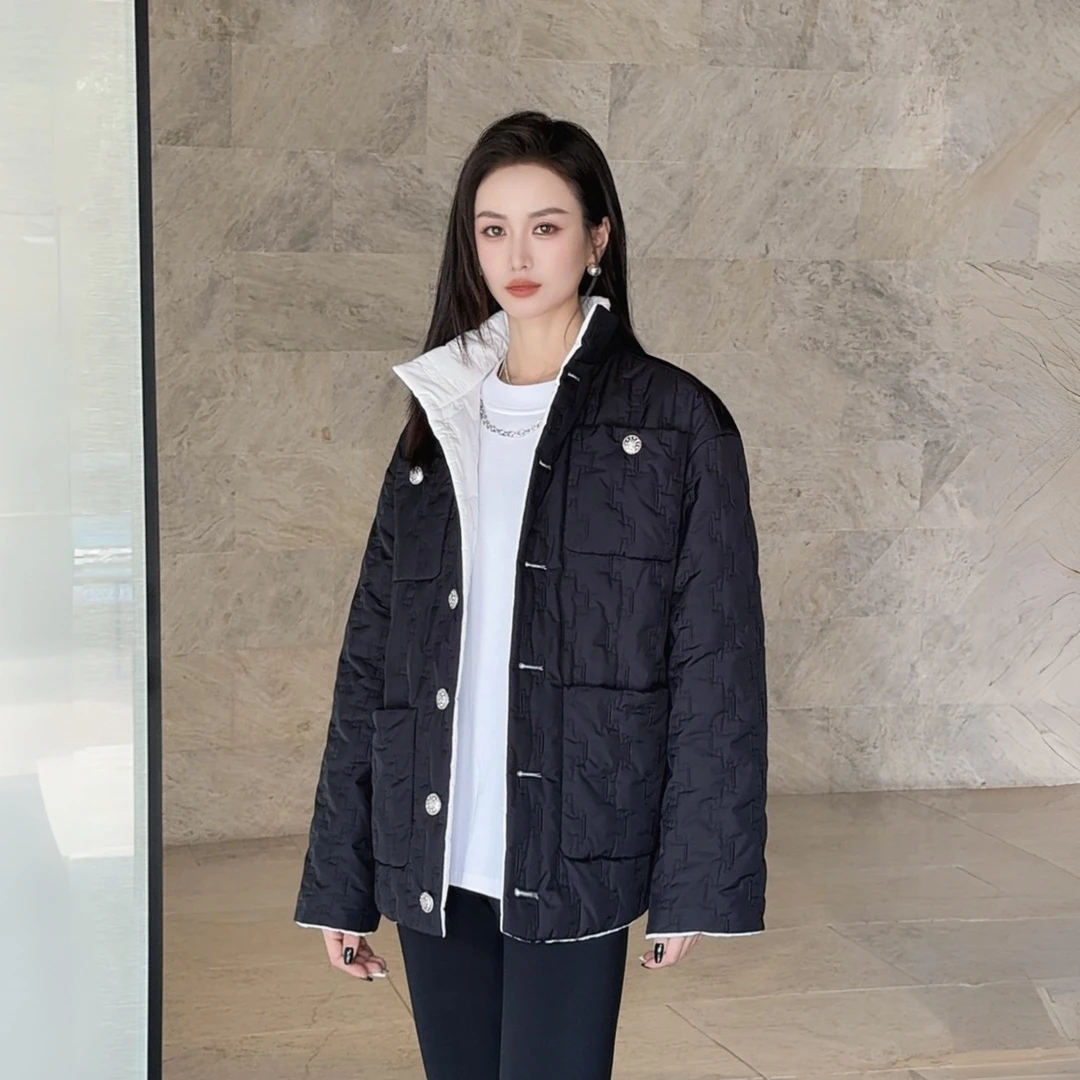 AMASS/阿玛施【新品首发】宽松型休闲潮流新中式时尚棉服540100