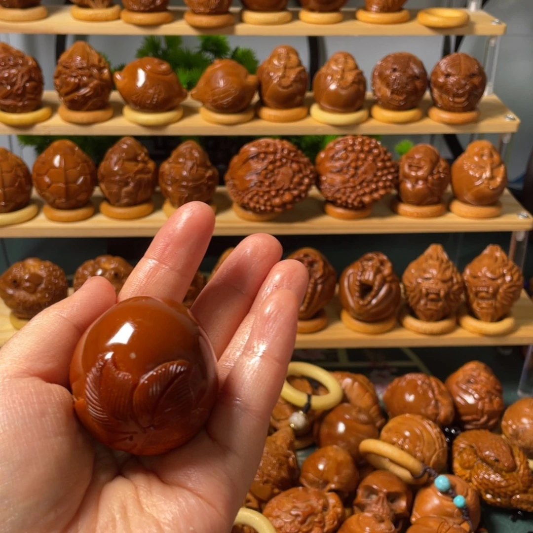 橄榄核手串/手链侯*柱桃子手把