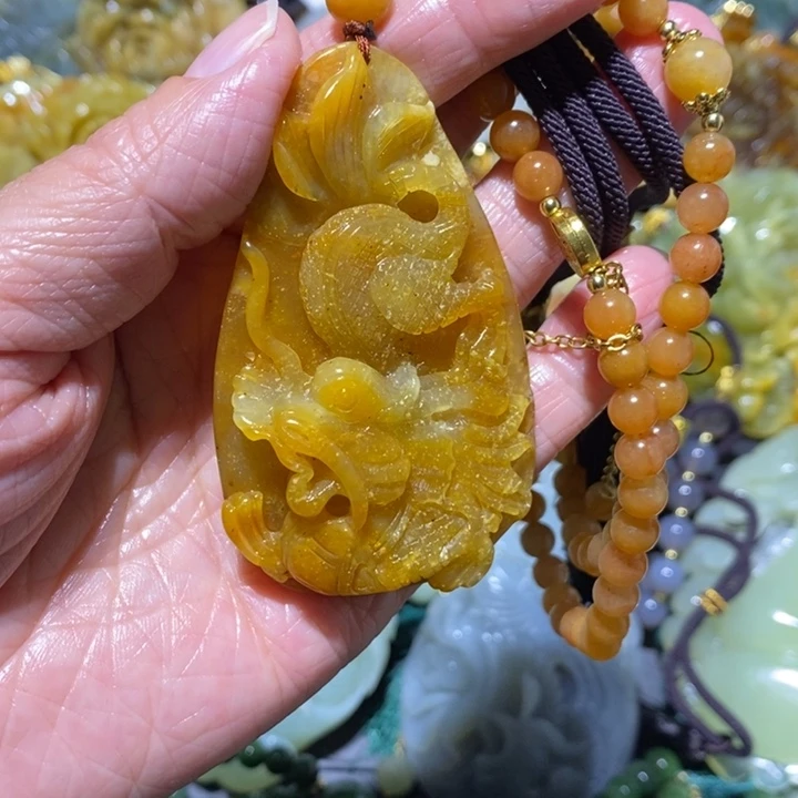 岫玉岫玉吊坠未镶嵌