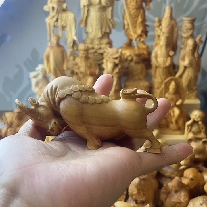 柏木（崖柏）崖柏生肖牛