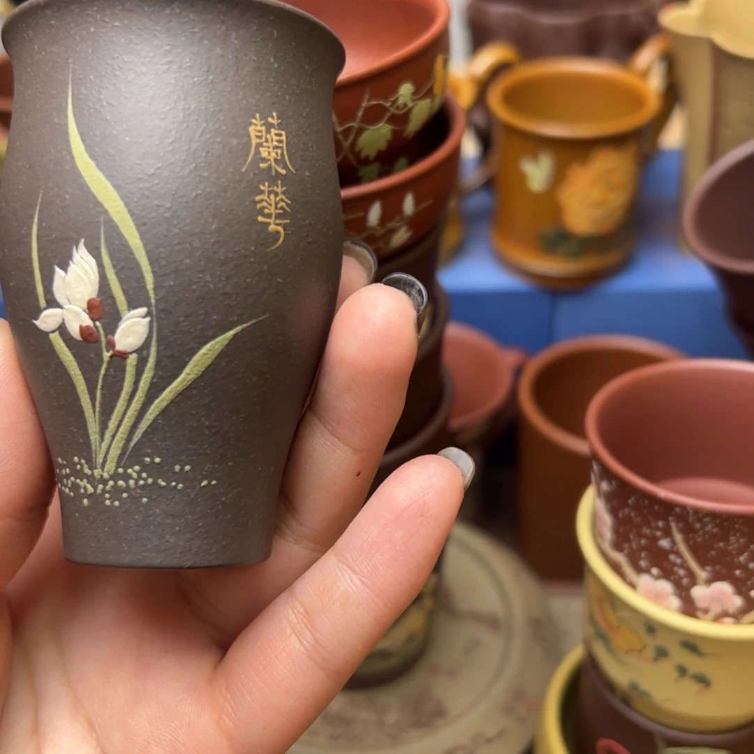 紫砂茶案紫砂主人杯60c c