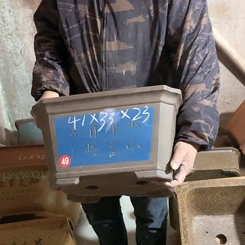 紫砂花盆手工制作