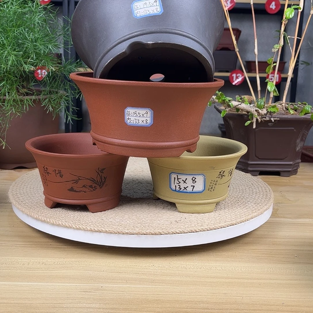 紫砂花盆紫砂花盆