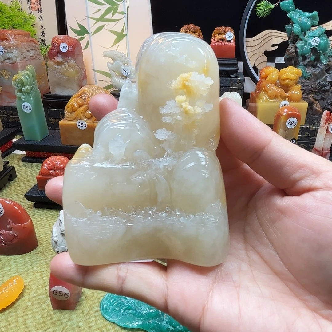 印石寿山石山水印章8