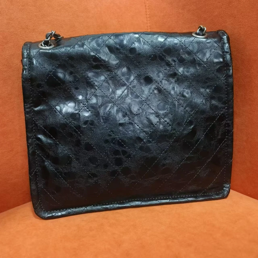 潮流打造真皮女士潮流包脏脏 0468 黑色