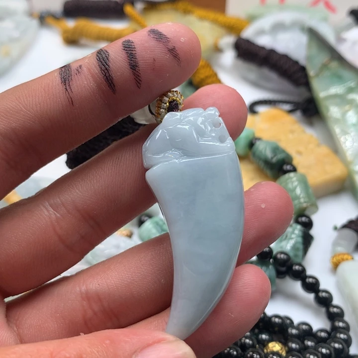 颈饰未镶嵌翡翠保真天然a货翡翠