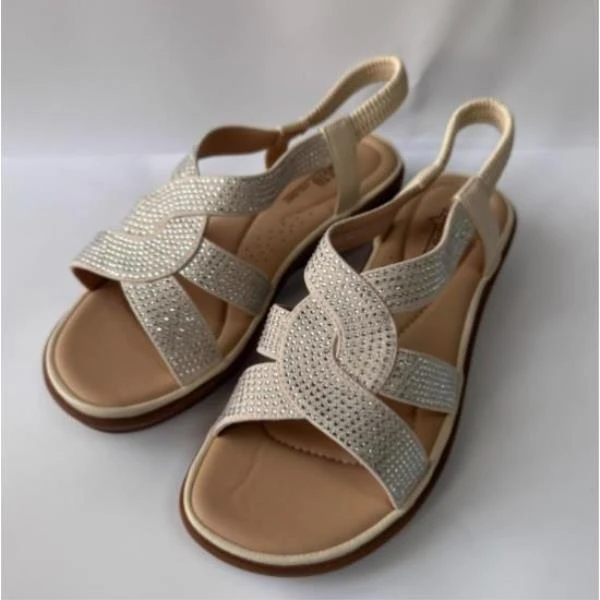 夏款3215时尚休闲交叉带平底凉鞋