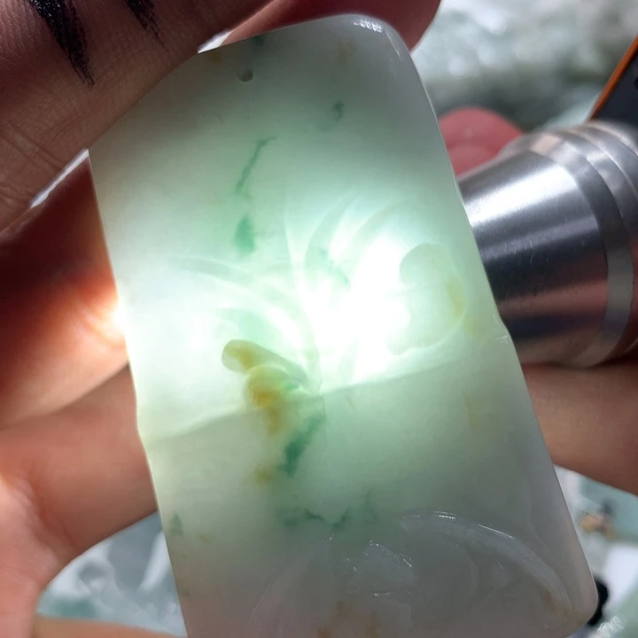 颈饰未镶嵌翡翠保真天然a货翡翠