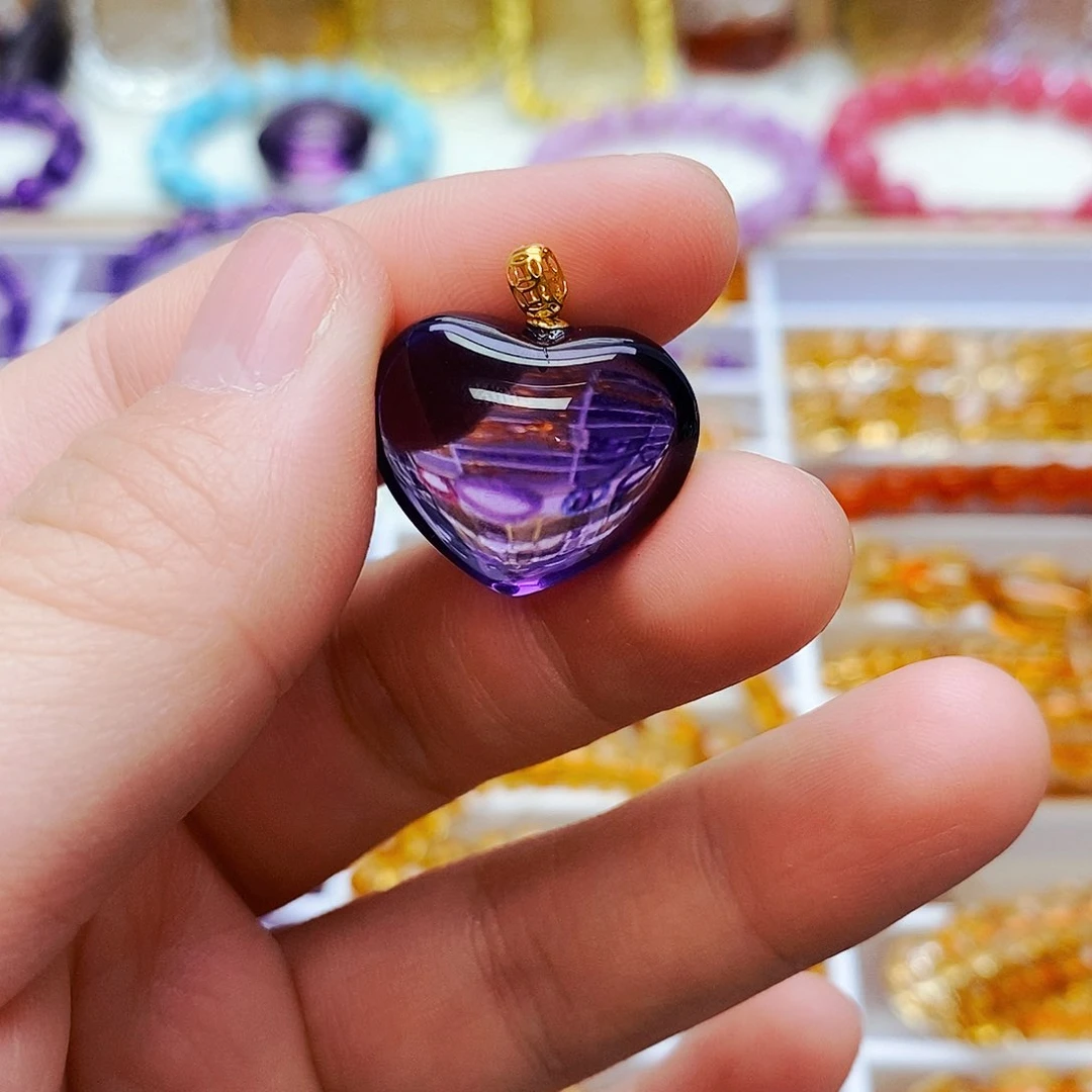 颈饰18K金镶嵌水晶2****2天然