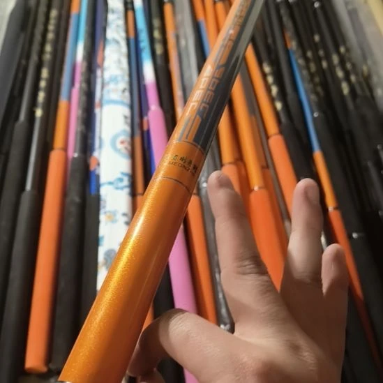 冰蓝橙抄网杆瑕疵2.7米