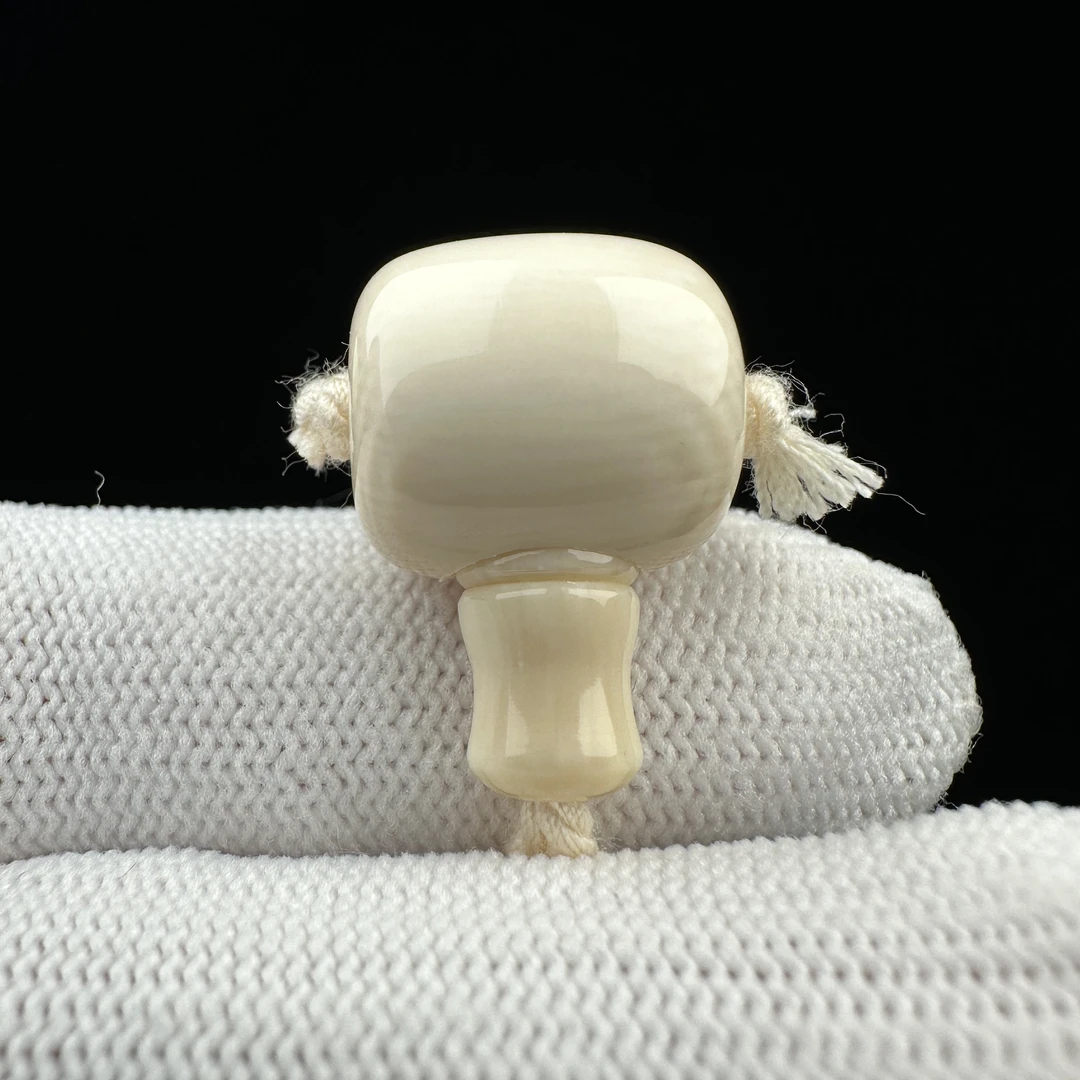J2757天然猛犸牙 牙芯料藏式三通15*22.4mm一物一图假一罚十