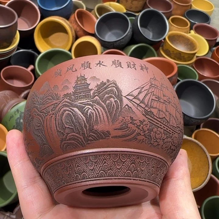 茶杯紫砂全手工紫砂