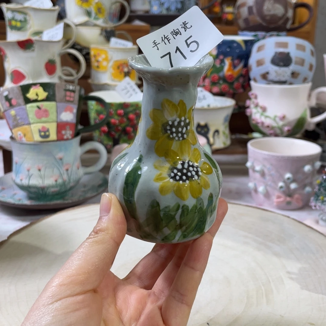 景德镇手工陶瓷花瓶715