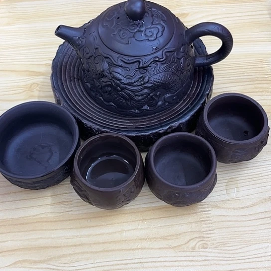 紫砂茶宠紫砂茶壶一壶一主人杯六客杯