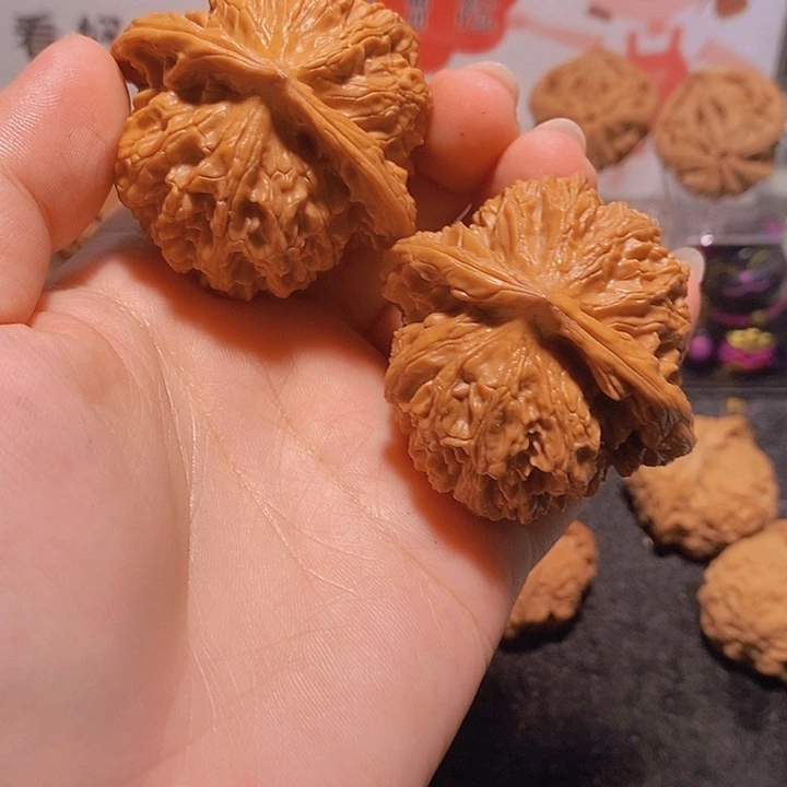 吊坠文玩核桃大花