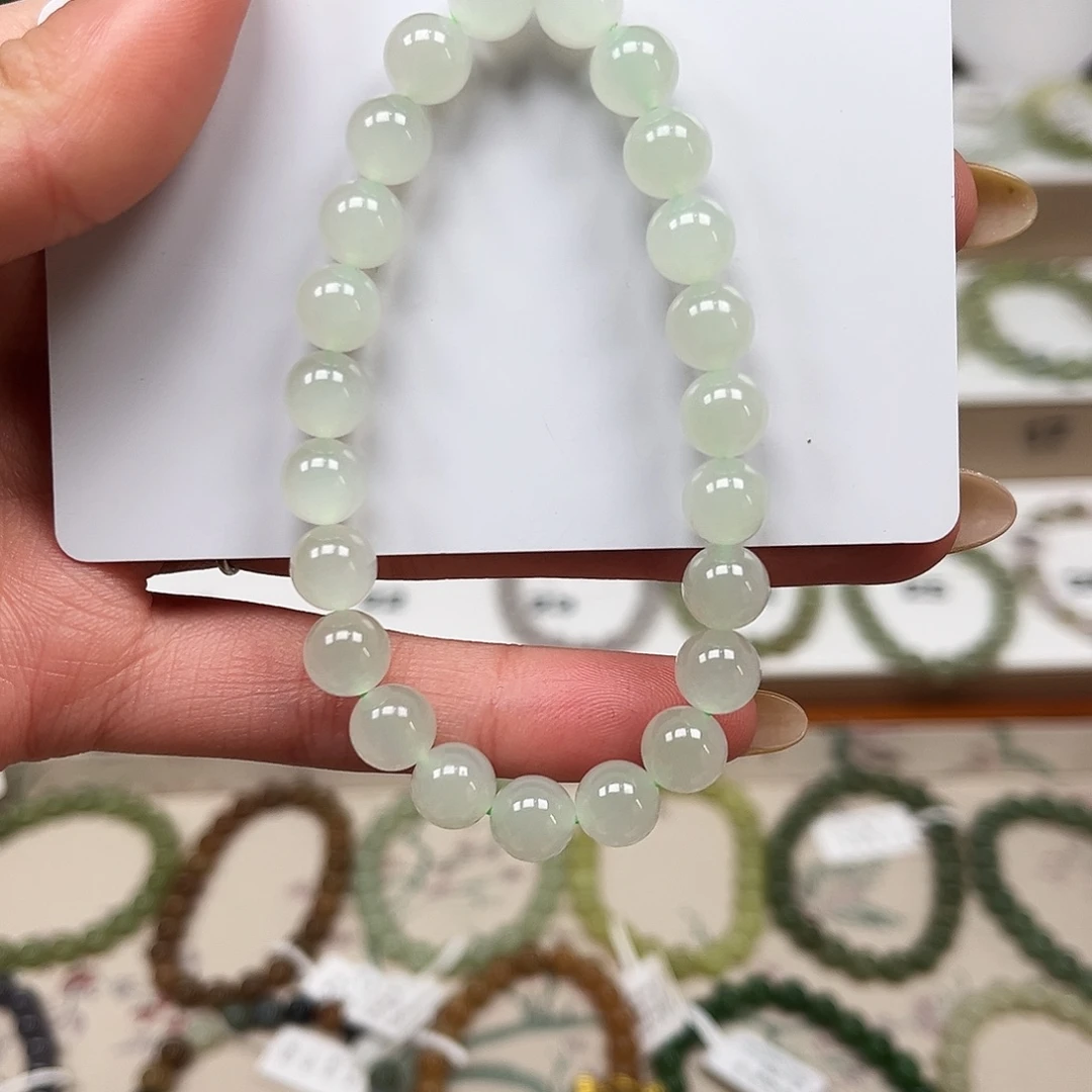 彩****和田玉未镶嵌手串