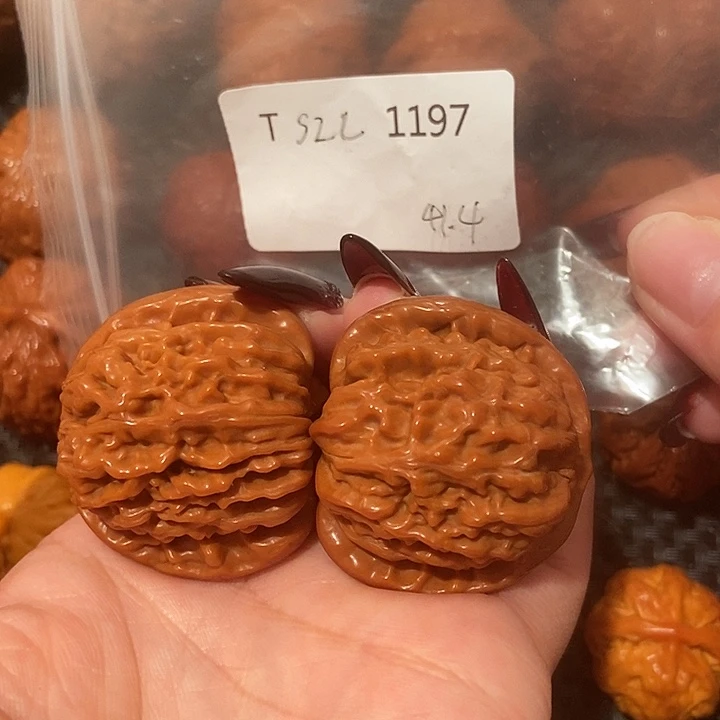 吊坠文玩核桃四座楼41