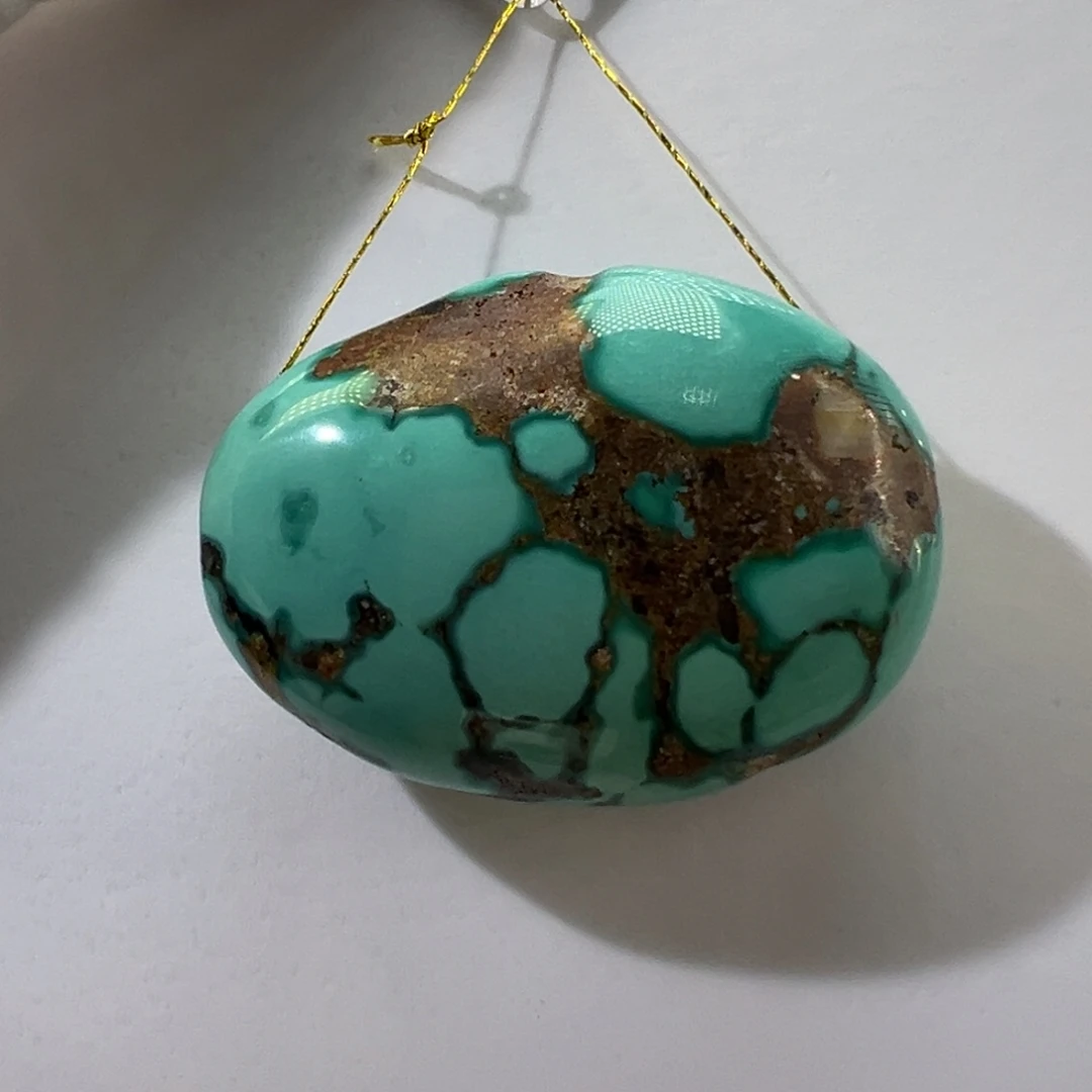 绿松石未镶嵌挂件