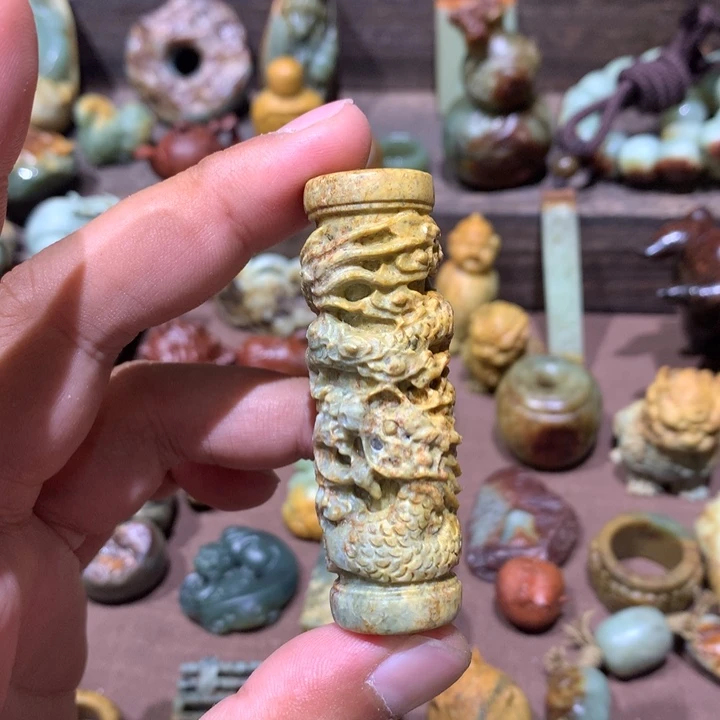 岫岩河磨玉（透闪石质玉）未镶嵌挂件