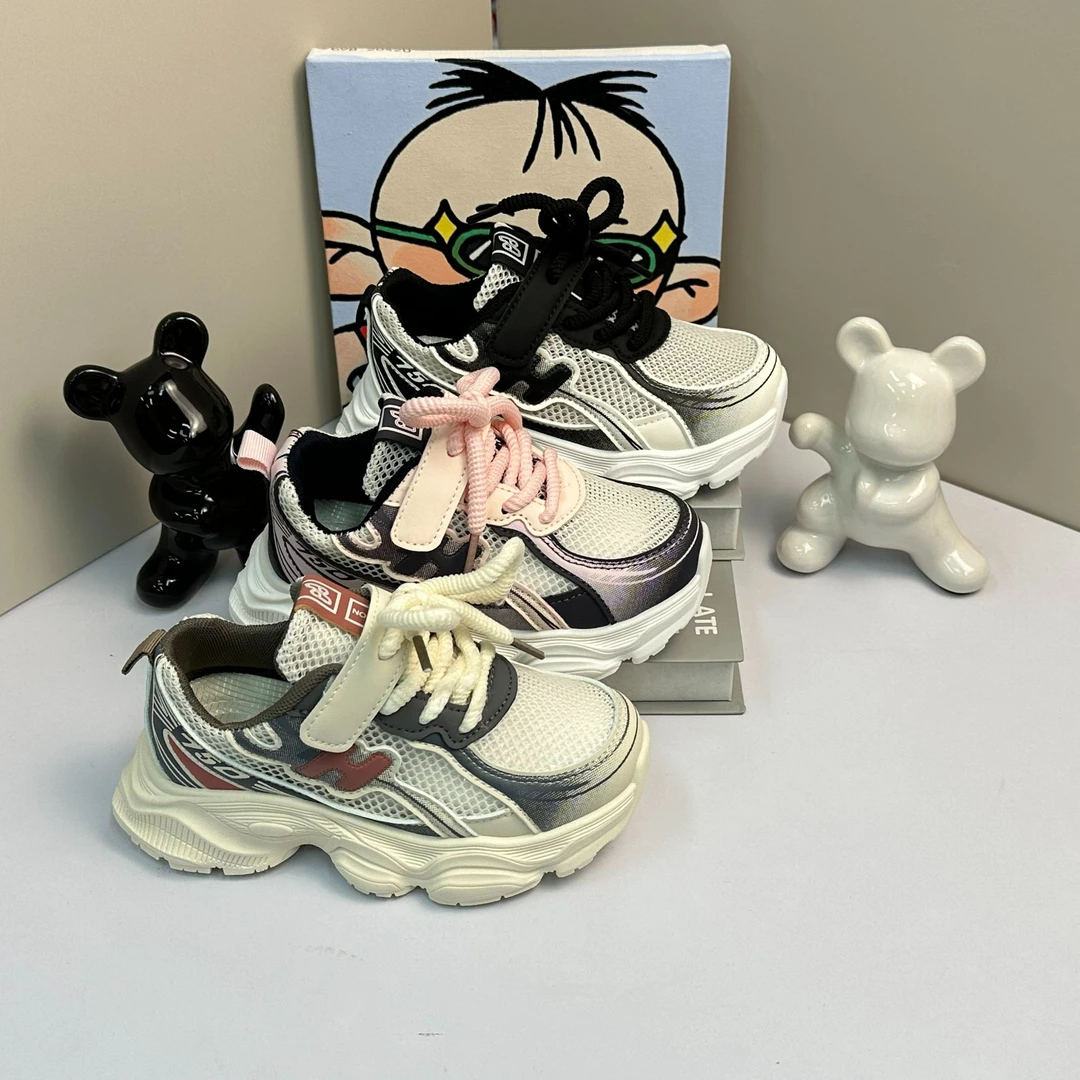 儿童单网运动鞋712夏季新款男童网面运动鞋女童软底轻便老爹鞋