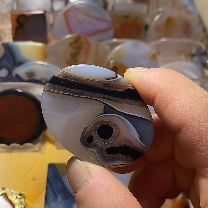玛瑙/玉髓合金戒指