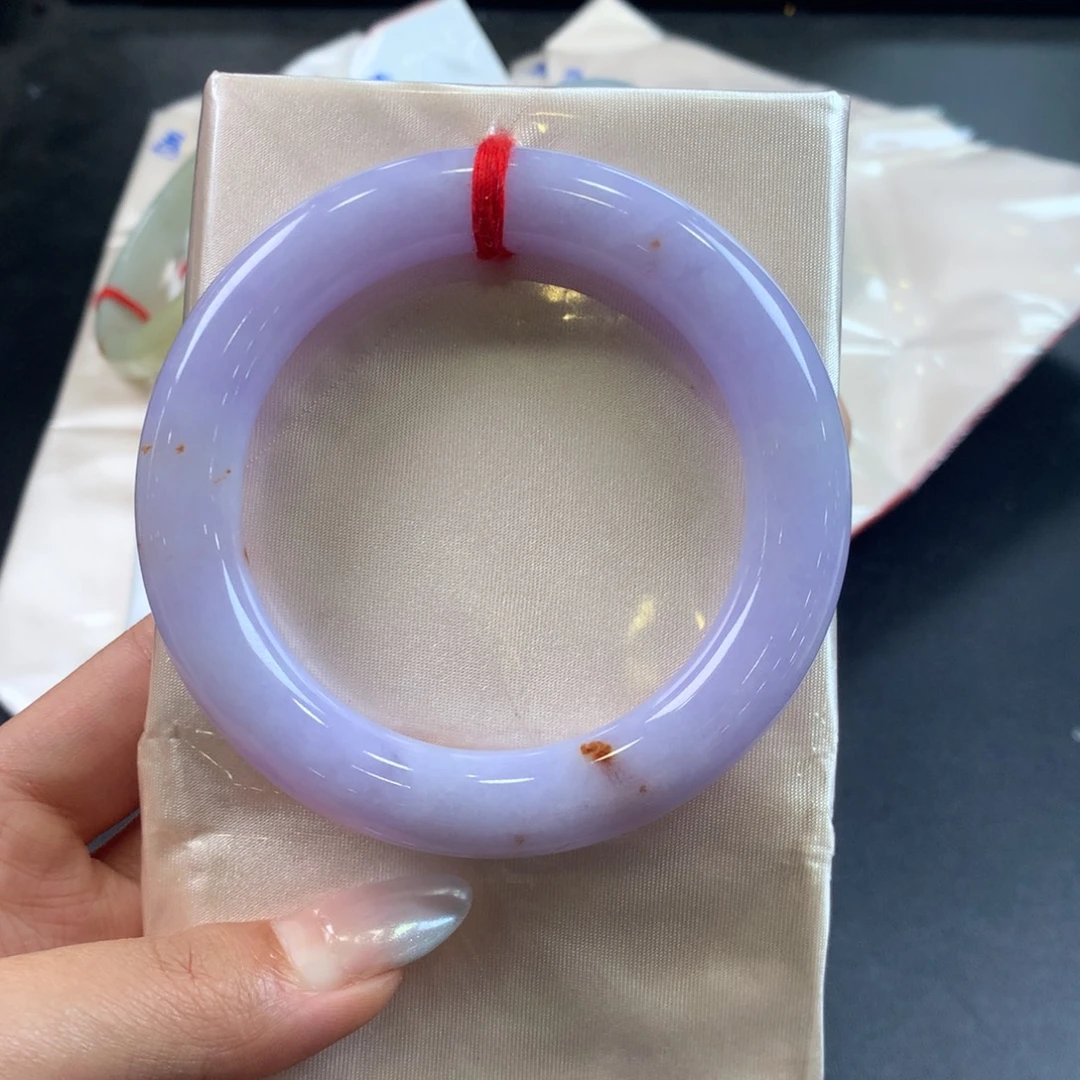 翡翠未镶嵌手镯57圈口