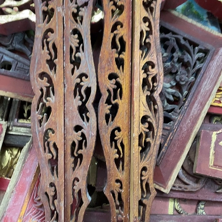 钱***宇香榧木老木雕花板老木雕花板