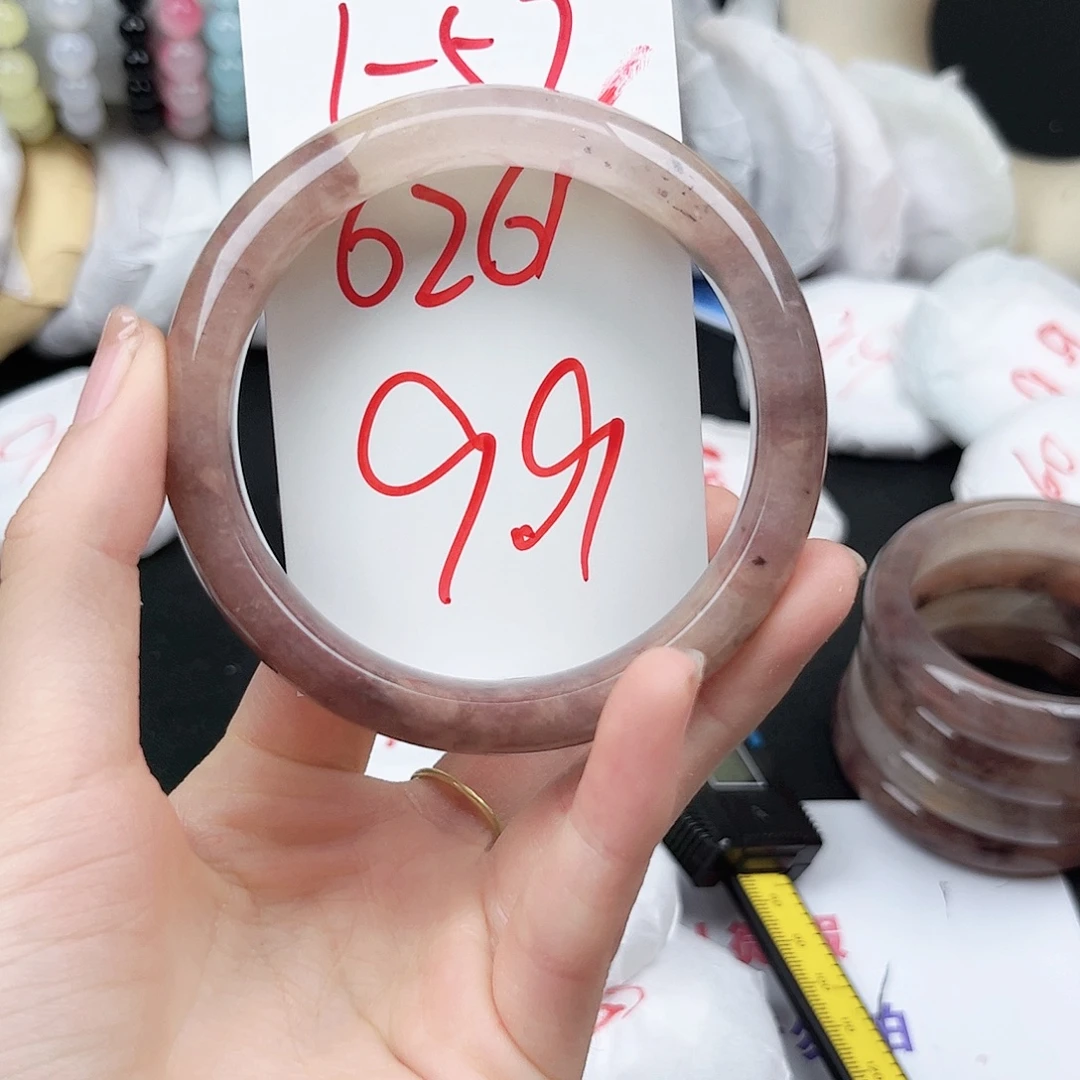 石英质玉未镶嵌手镯1.57