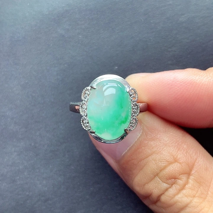 石英质玉未镶嵌戒指