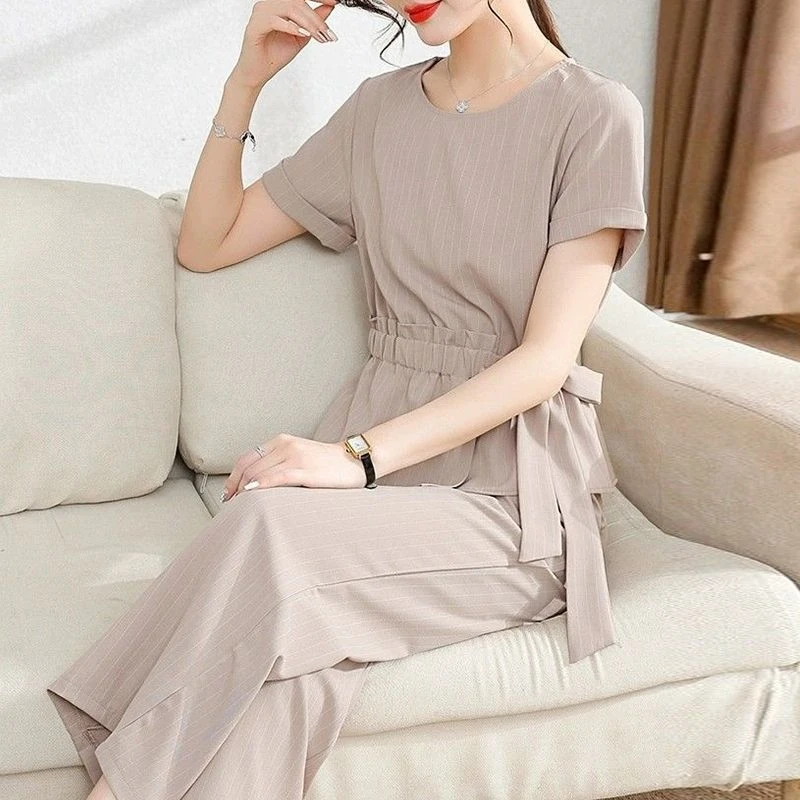 清仓】中年妈妈夏装套装时尚2024新款阔太太中老年女夏季洋气短袖