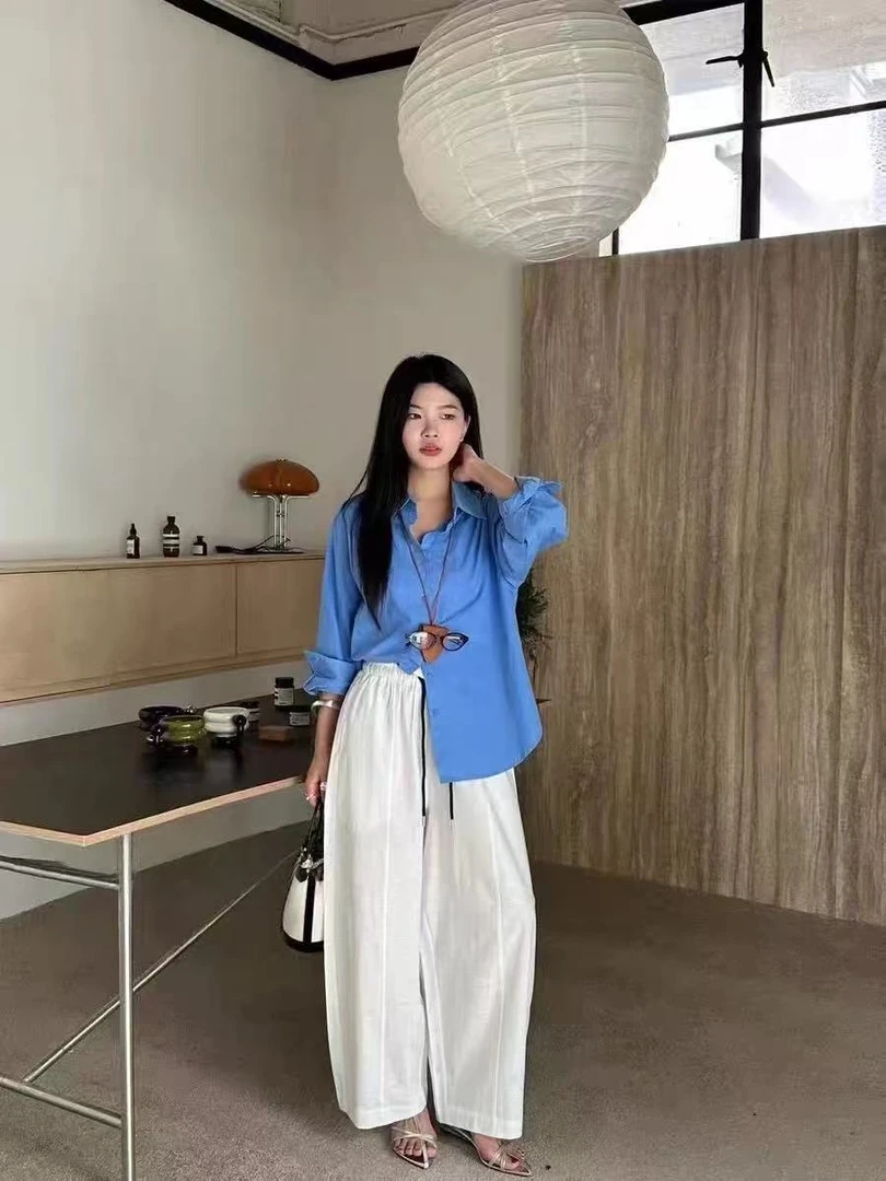 美美服装店8101韩系时尚棉麻遮肉灯笼裤女