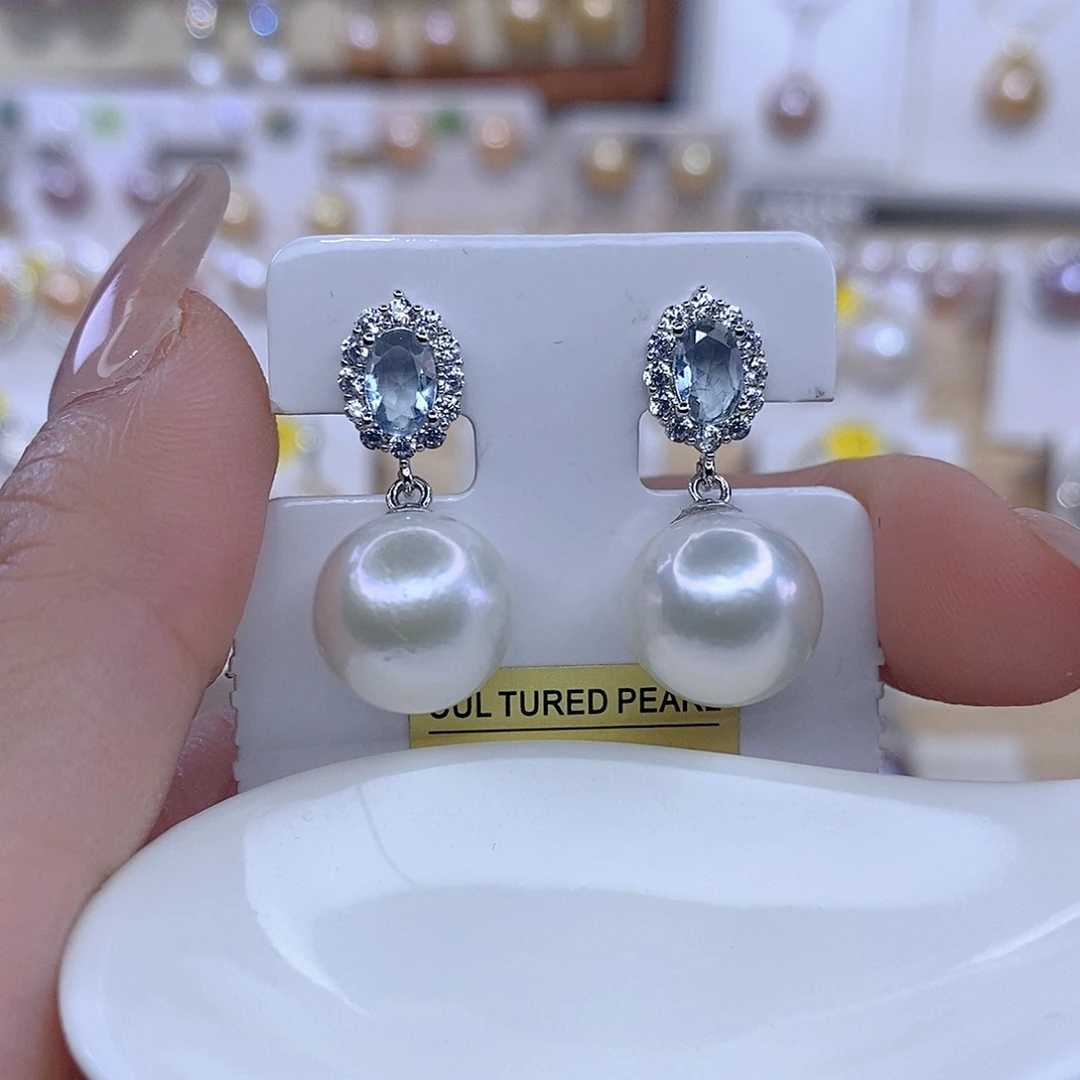 未镶嵌淡水珍珠耳饰