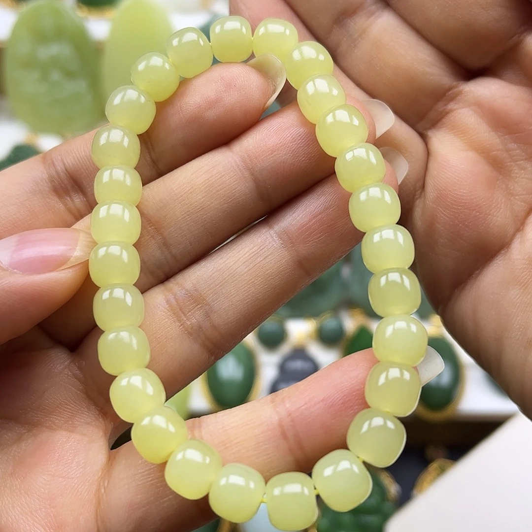 和田玉未镶嵌手串