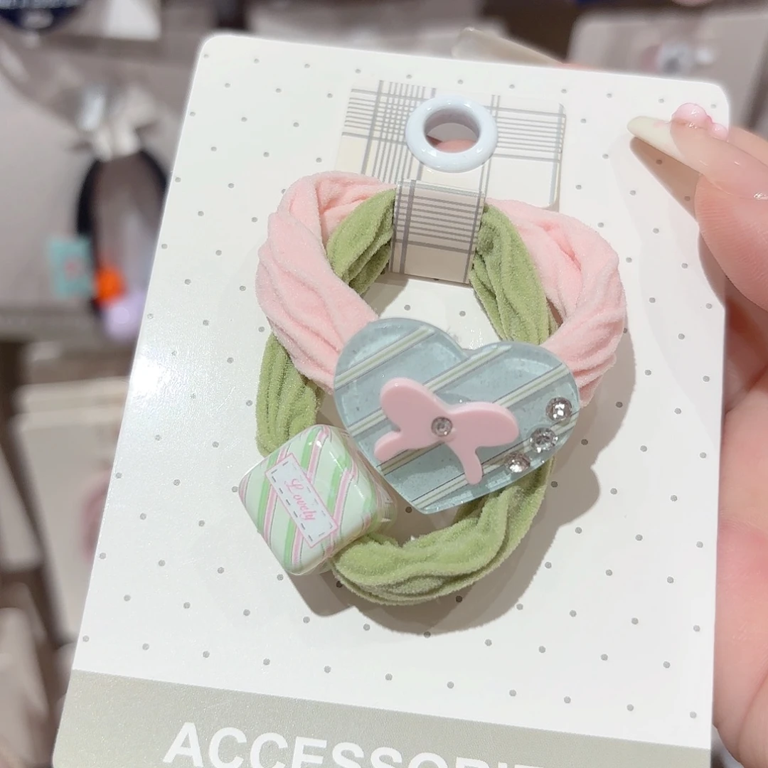 皮质铁合金发饰发夹