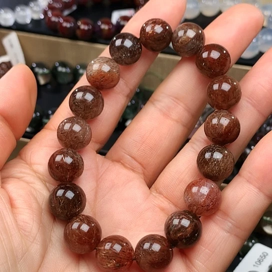 未镶嵌水晶手链黑金超七12