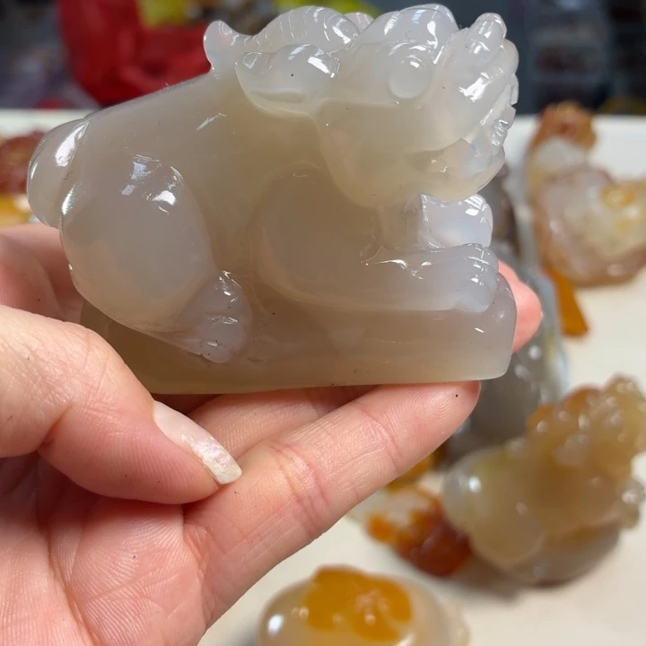 玛瑙/玉髓未镶嵌吊坠(不含链)