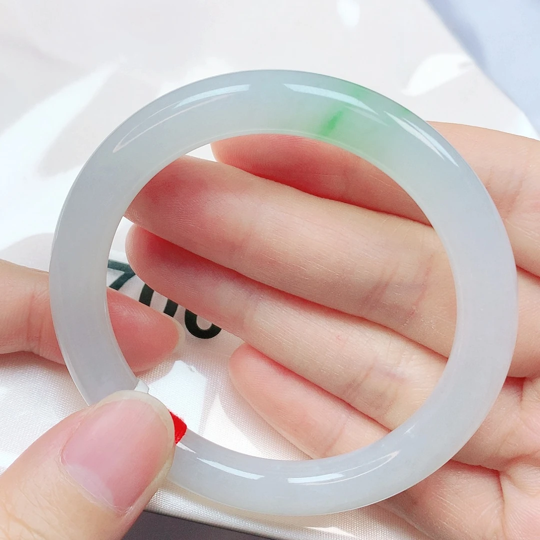 翡翠未镶嵌手镯抖音706