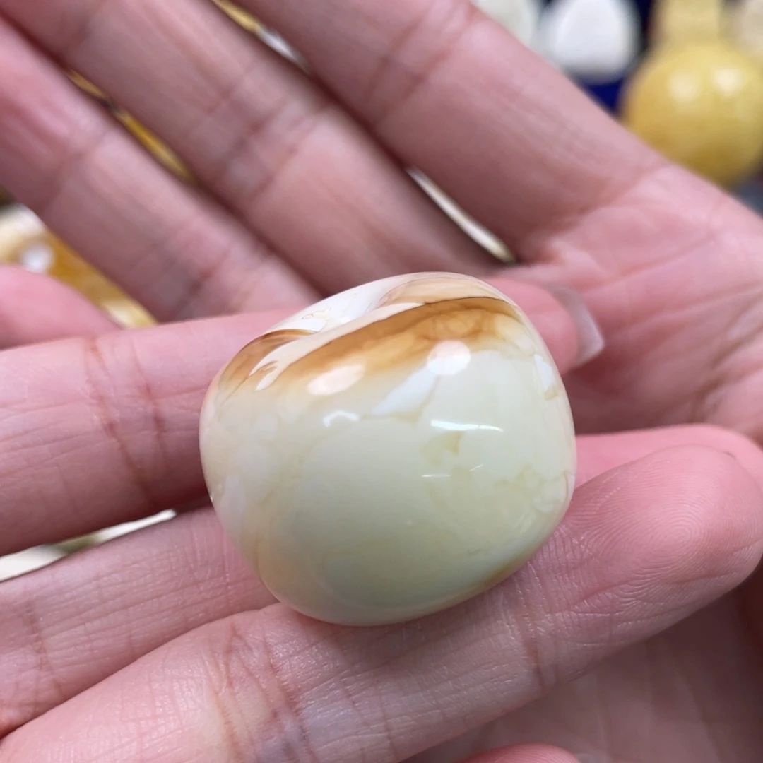 裸石蜜蜡未镶嵌琥珀蜜蜡扣子吊坠