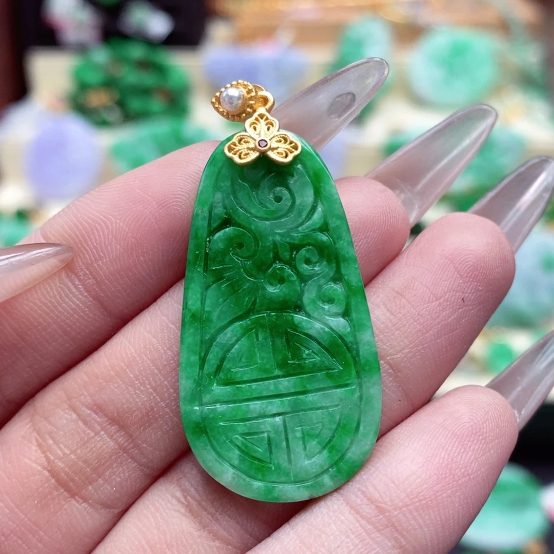 颈饰未镶嵌翡翠翡翠吊坠