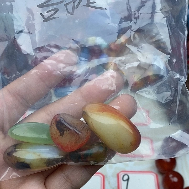 菩***道玛瑙/玉髓合金颈饰