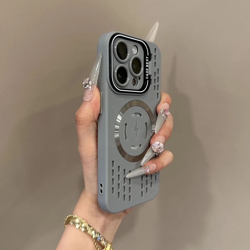 镜头支架适用苹果16promax手机壳冰点散热镂空软15Plus镜头全包14