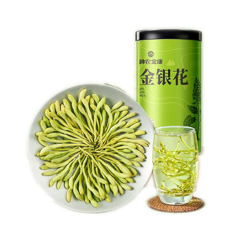 神农金康 金银花50g 湖南隆回当季精选无硫金银花搭配菊花