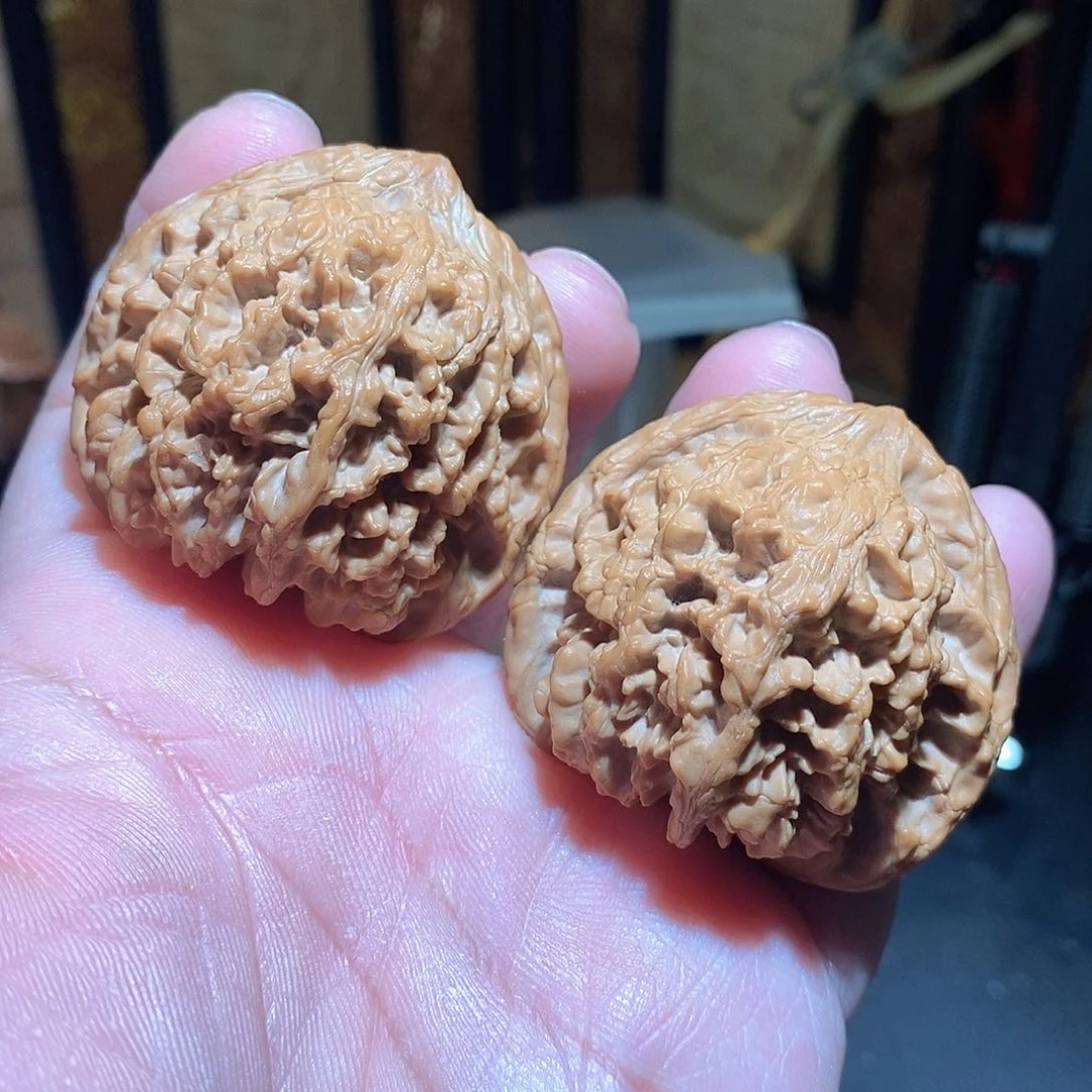 文玩核桃把件45满天星全品