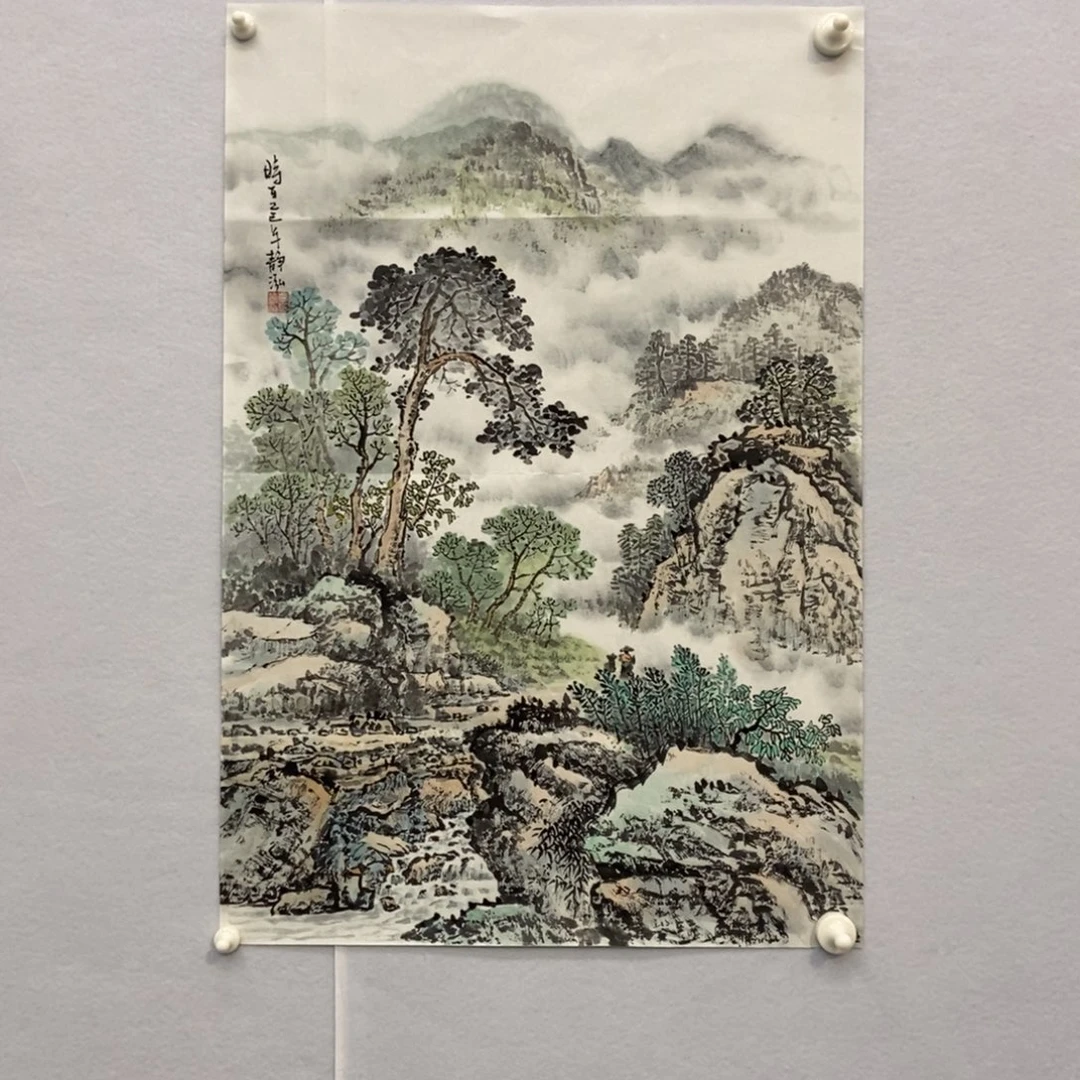 星***海国画墨鱼精品墨鱼精品