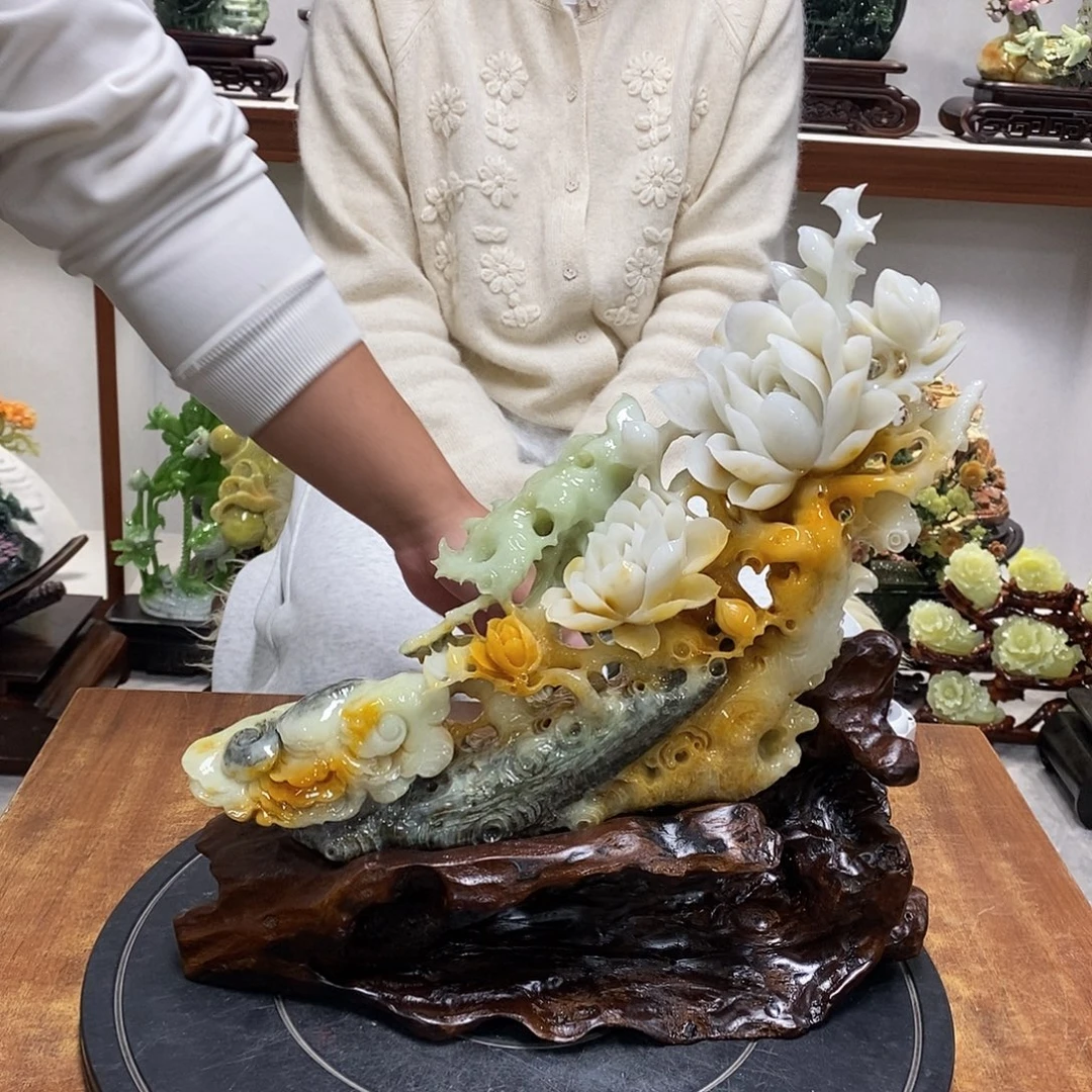 久****玉山水摆件 玄关摆件