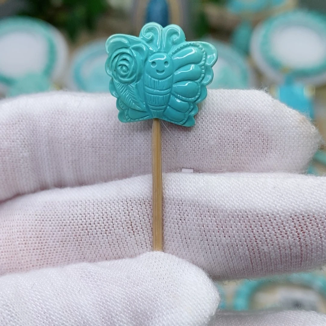 未镶嵌绿松石珠宝奇石