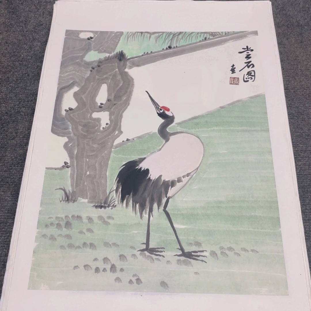 国画1.4平尺纯手绘国画作品