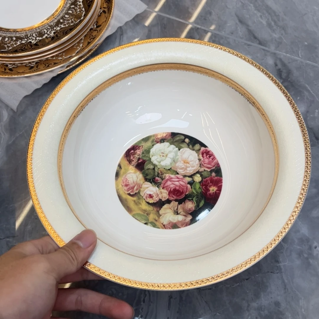 【闪购商品】瓷片10.25寸大汤碗一个一单福利价